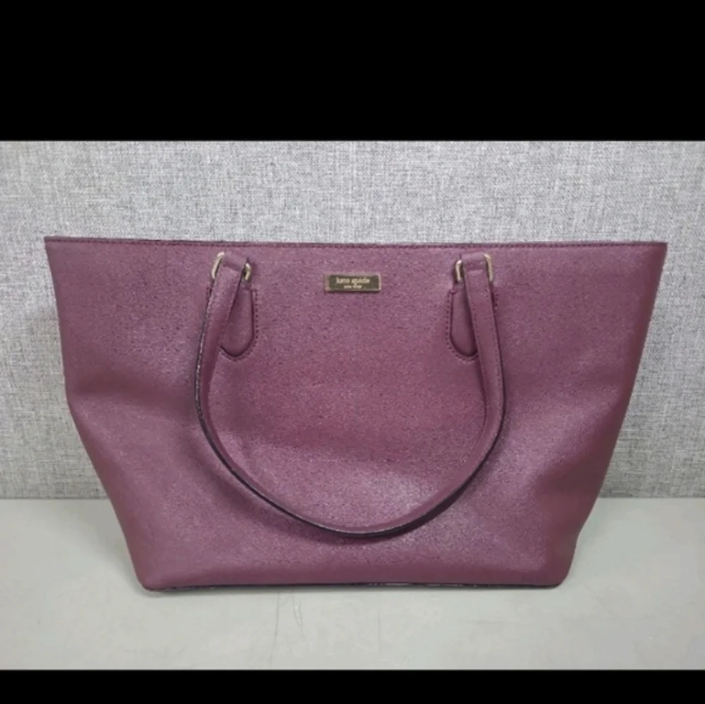 Kate Spade Deep Purple Tote Bag - Picture 3 of 9